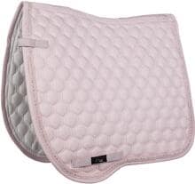 Cuscinetto da sella HKM Elisa, rosa chiaro, pony eventing