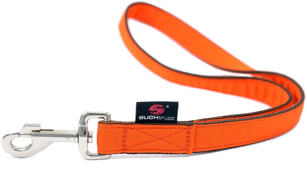 SUCHtrupp Pure Führleine, kurz, orange