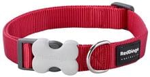 Collare per cani Red Dingo Bucklebone, rosso, XS, 20-32 cm