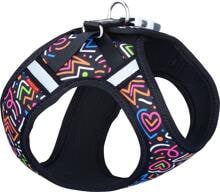 Red Dingo Squiggles Mesh Hundegeschirr, schwarz, XXL, 56-63cm