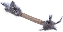 Quapas! Hemp Stick mit Federn Katzenspielzeug