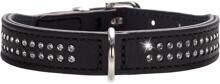 Collare HUNTER Diamond Petit, nero, XS-S, 37 cm
