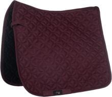 Cuscinetto da sella HKM Daphne, bordeaux, dressage