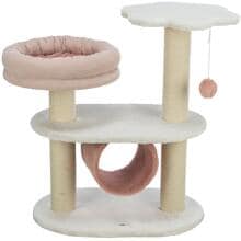 Trixie Isabella scratching post, white/olive pink, 70cm