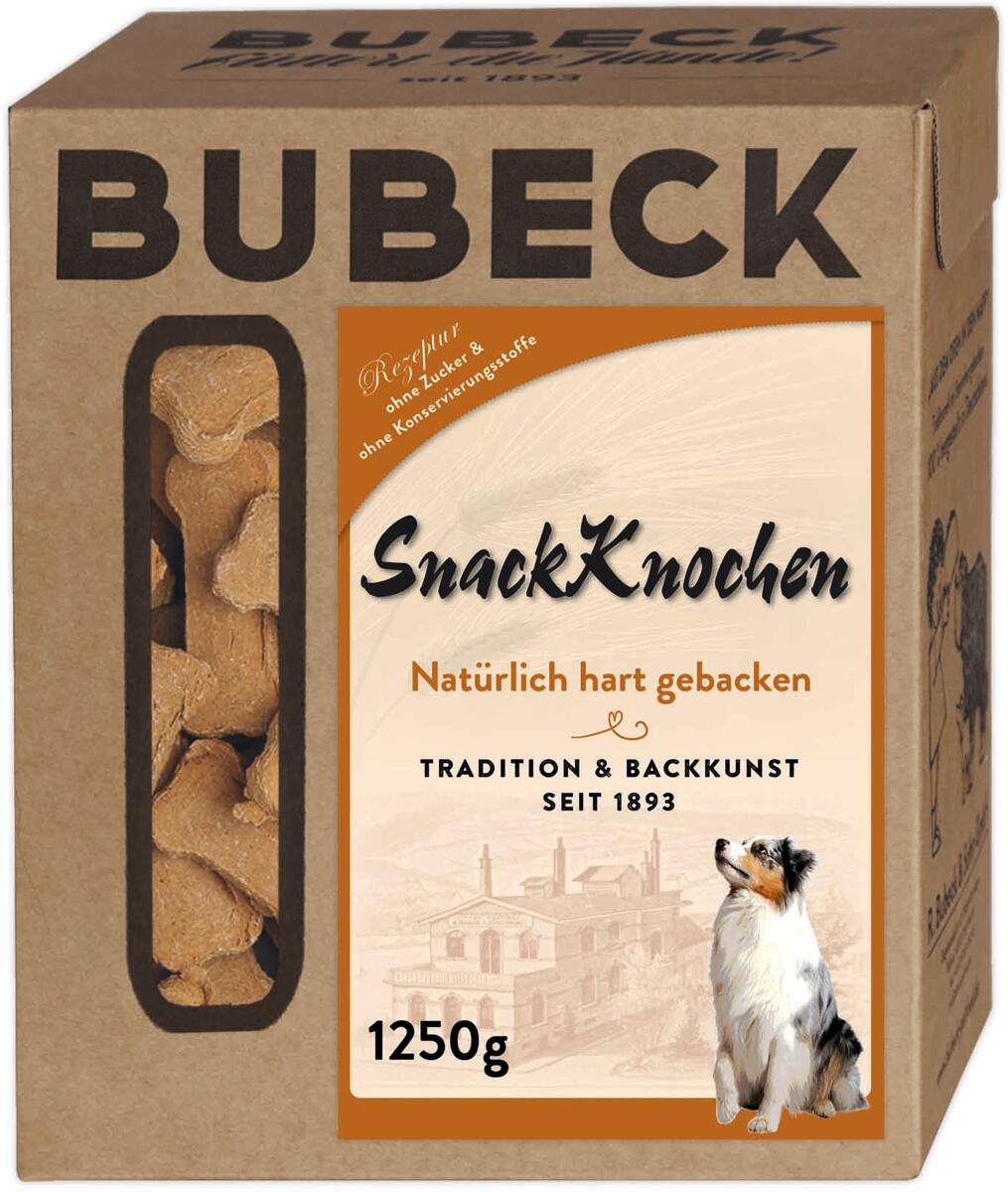 Bubeck Snack Knochen Hundekuchen, 1,25kg