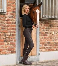 Leggings da equitazione ELT Rena Thermo, color espresso, taglia 46