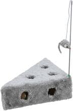 Trixie Cats Cheese mit Spielangel und Spielbällen, Plüsch, 36x8x26/26cm