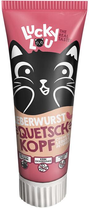 Lucky Lou Cat Quetschkopf Adult Leberwurst, 75g