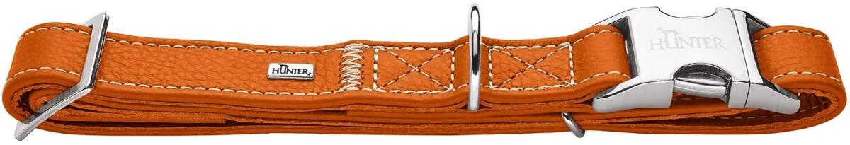 Hunter Cannes Alu-Strong Hundehalsband, orange, L
