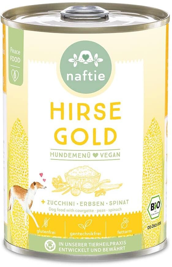 naftie Hirse Gold Bio Nassfutter, 12x400g
