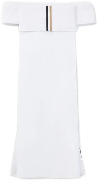 BOSS Equestrian Signature White Plastron, weiß