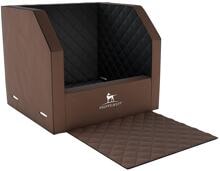 Knuffelwuff Cargo Vordersitz Transportbox, Gr. 2, 45x45x30cm, braun/schwarz