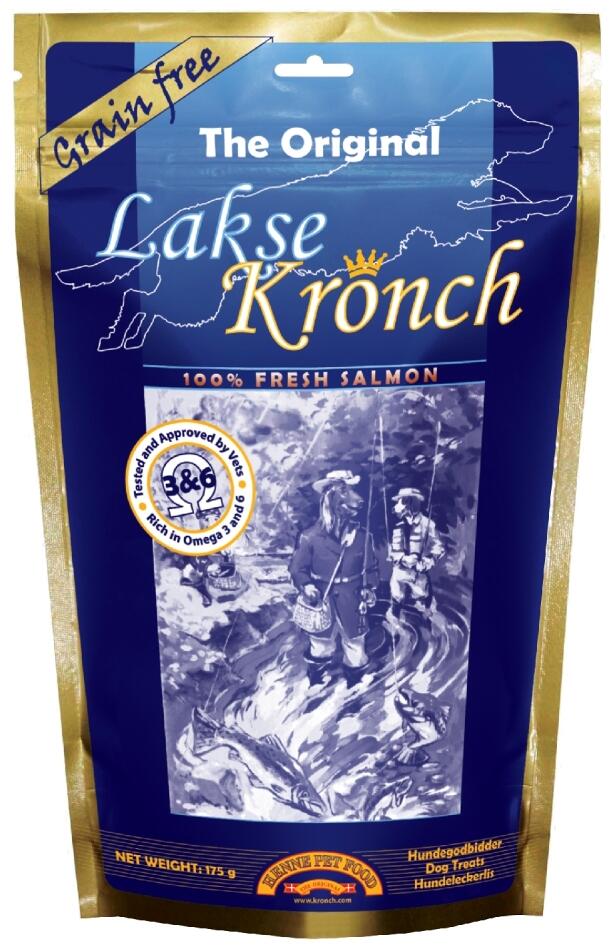 Lakse Kronch Lachssnack | Hundesnack | 175 g