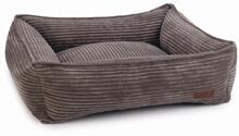 Designed By Lotte Ribbed basket, brown, 65x60x20cm