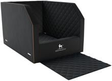 Knuffelwuff Cargo Rücksitz Transportbox, Gr. 3, 60x105x50cm, schwarz