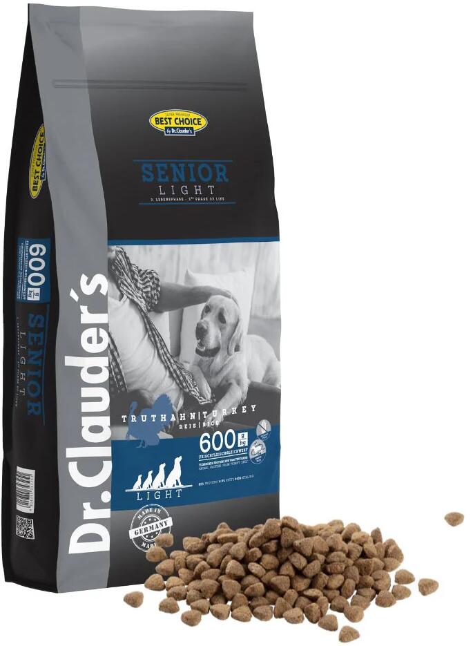 Dr. Clauders Best Choice Dog Senior Light Trockenfutter, 12,5kg PetPoint  Charly