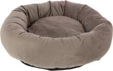 KERBL Pet Velvet Kuschelbett, taupe, 50x15cm