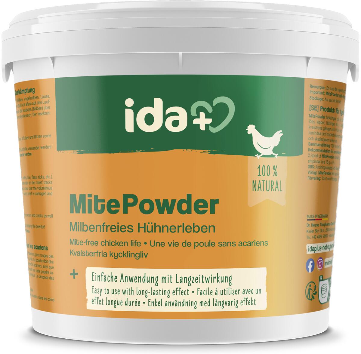 IdaPlus MitePowder Abwehrpulver, 250g