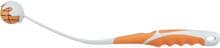 Lanciapalle Trixie con palla, plastica/gomma spugna, ø4,5/40cm, arancione/grigio