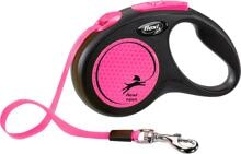 flexi NEON Rollleine, neonpink, S, 5m