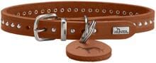 Collare HUNTER Aalborg Style, color cognac, XS, 32 cm