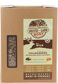 Bont Bestes Land Dog | mit Wild | Hundetrockenfutter | 5 kg