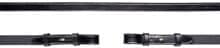 Schockemöhle SP Zaumhaken ohne Stopps Lederzügel, black/silver, WB
