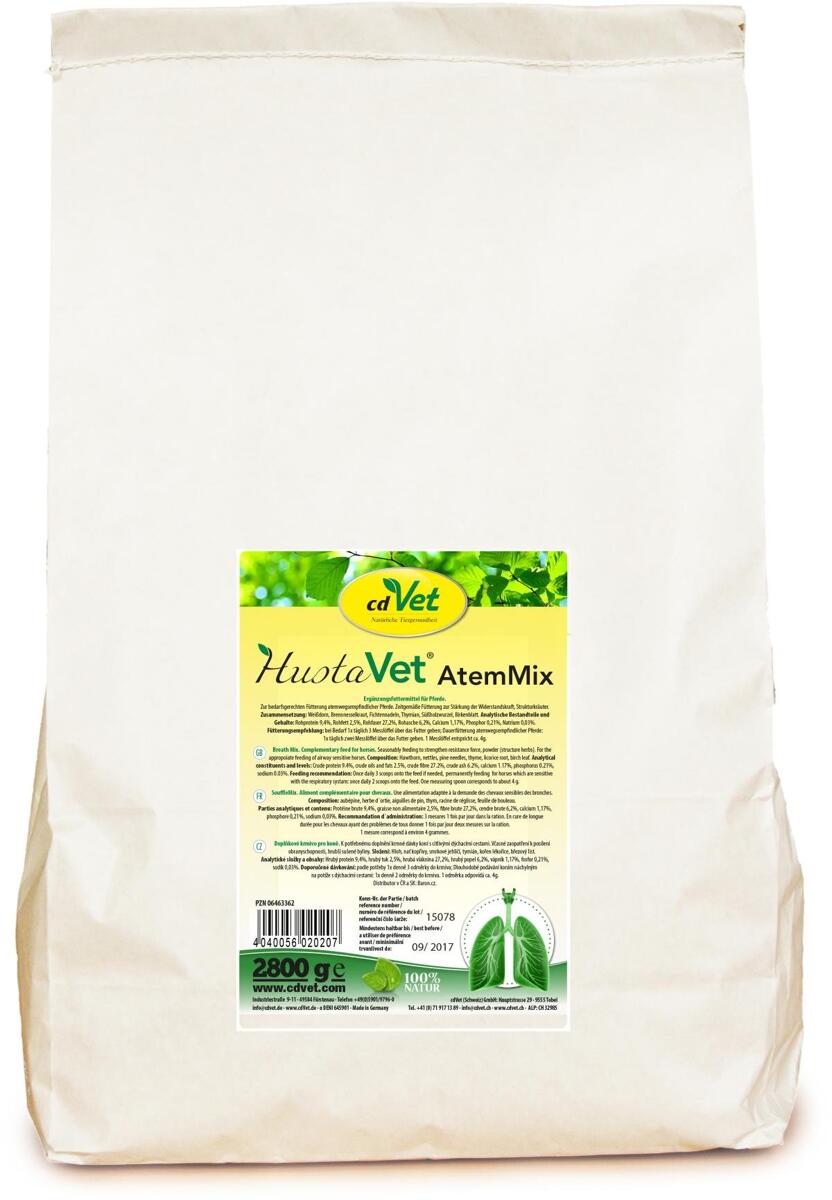 cdVet HustaVet AtemMix Ergänzungsfutter, 2,8kg