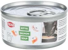 Trixie Soup mit Huhn und Lachs, 4x80g