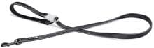 beeztees Parinca Premium Leash, nero, 150x2,5cm
