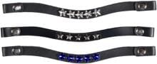 HKM Hobby Horsing browbands, set di 3, navy con motivo a stella