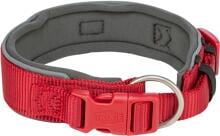Trixie Premium Halsband, extra breit, rot/grafit, S-M, 33-42cm/35mm