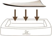 Knuffelwuff Adventure - Imbottitura in peluche per cuccia per cani, XXL, bianca