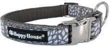 Collare Happy House Flora, nylon, bianco, XS