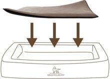 Knuffelwuff Adventure - Imbottitura in peluche per cuccia per cani, XXL, marrone