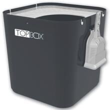 Pioneer Pet Top Box Katzentoilette, anthrazit