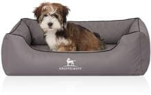 Knuffelwuff Madison orthopädisches Hundebett, 70x50cm, grau