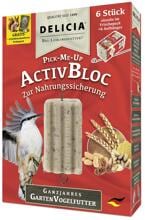 Delicia Extrudierte Getreidemischung ActiveBloc | 6 Stck | Vogelfutter