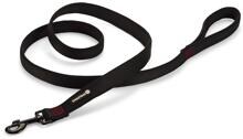 beeztees Parinca Premium Leash, nero, 180x2,5 cm