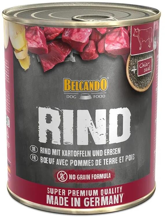 Belcando Premium Nassfutter mit Rind, 6x800g