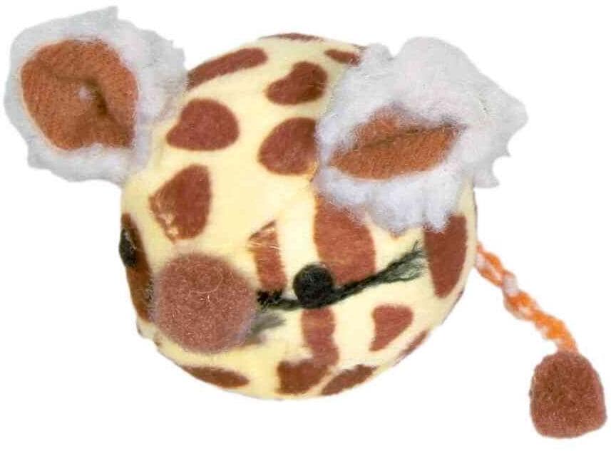 Trixie Katzenminze Mausball, Kurzhaarplüsch, farblich sortiert, ø4,5cm