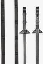 Redini in gomma LeMieux Ergo Grip, nere, per pony