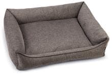 beeztees Zia Orthopädisches Hundebett, grau, 100x80cm