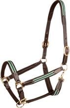 Waldhausen X-Line Oxford Lederhalfter, braun/grün, VB