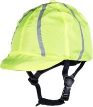 HKM Reflective helmet cover, neon yellow
