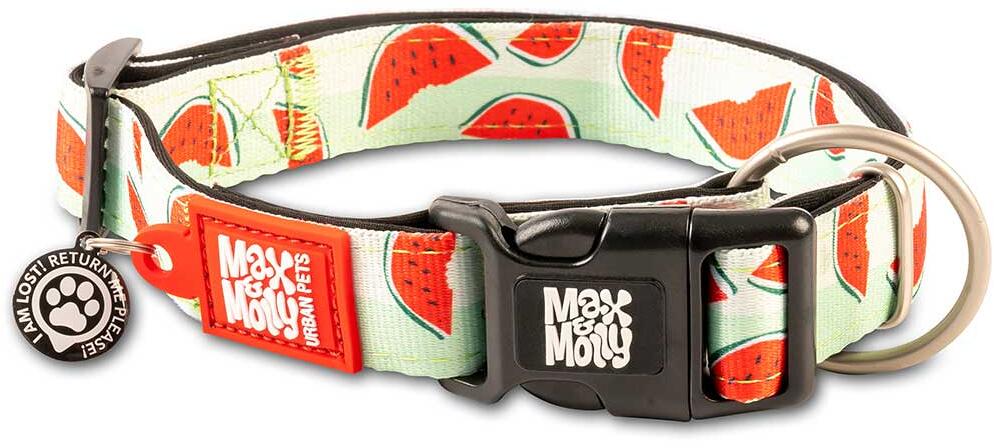 Max & Molly Watermelon Smart ID Halsband, L