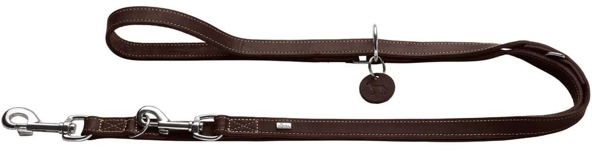 Hunter Aalborg Führleine, verstellbar, dunkelbraun, 1x200cm
