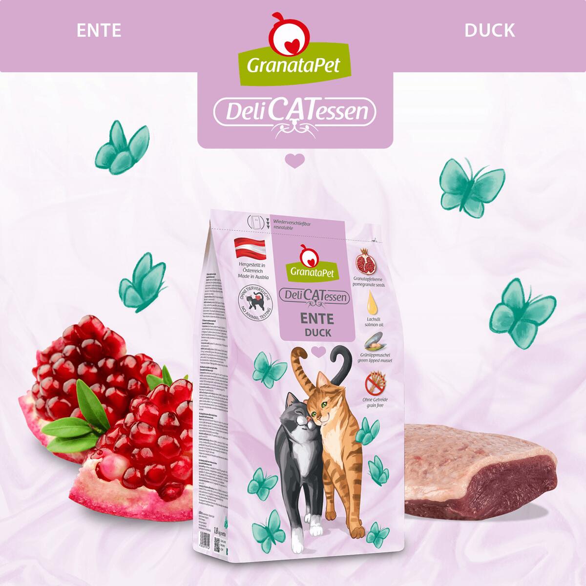 GranataPet DeliCATessen Trockenfutter mit Ente PetPoint Charly