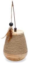 Designed by Lotte Tumble Katzenspielzeug Maus, Holz, 15x15x18cm