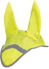 HKM Reflective fly bonnet, neon yellow, pony